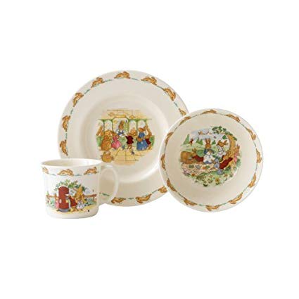 Royal Doulton Bunnykins 3-Piece Children's Set, Assorted Styles by Royal Doulton
