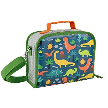 Petit Collage Insulated Lunch Box, Dinosaurs