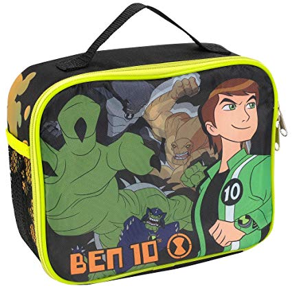 Ben 10 Alien Grab Insulated Lunch Tote - Black
