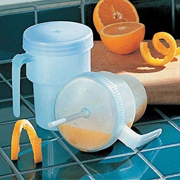 Spill Proof Kennedy Cup with Lid & Handles - Drink Hot & Cold Drinks Lying Down
