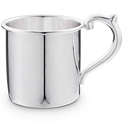 Cunill 3.5-Ounce Plain Baby Cup, 2.12-Inch, Sterling Silver