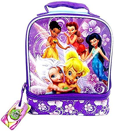 Disney Fairies Lunch Kit - Blue and Purple Dual Compartment