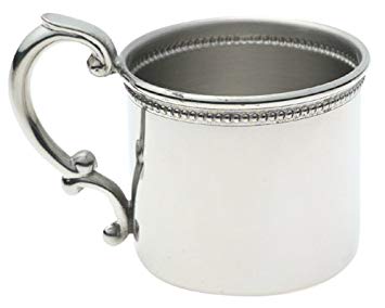 Empire Pewter Classic Beaded Baby Cup