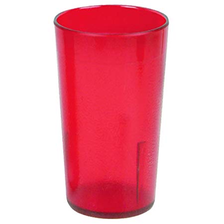 32 oz. Pebbled Plastic Tumbler 12/Pack - Red
