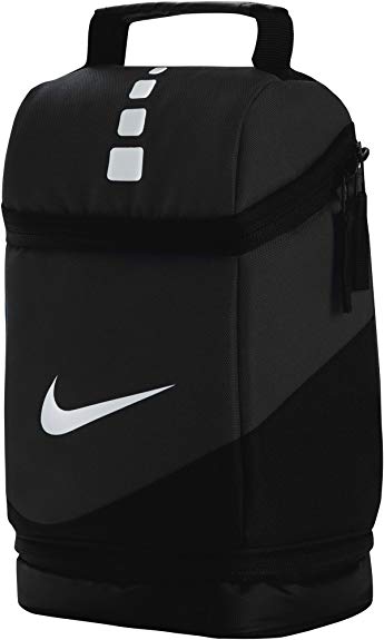 Nike Elite Fuel Pack Lunch Tote Bag, (Black/Black/White)