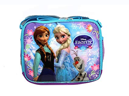 Purple and Blue Sisters Stick Together Disney Frozen Lunch Bag