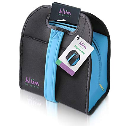 Blüm Collection Insulated Neoprene Lunch Bag with Adjustable Strap (Blue)