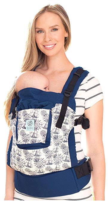 4 in 1 ESSENTIALS Baby Carrier by LILLEbaby – Blue Maritime